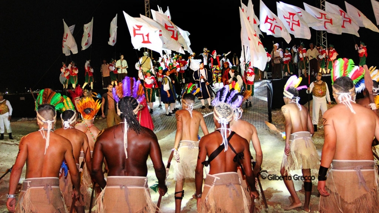 Encenação da fundação da Vila de São Vicente